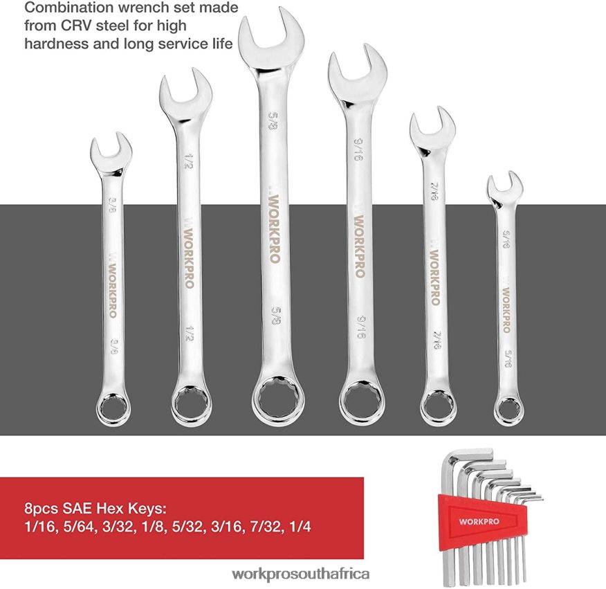 ZA WORKPRO 87 PcsMechanics Tool Set, Hand Tools Kit with Storage Tool Box Morden 4B8V2T305 Tool