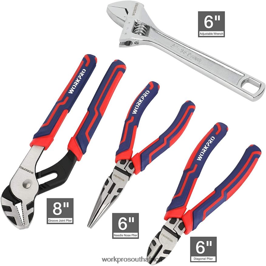 ZA WORKPRO 87 PcsMechanics Tool Set, Hand Tools Kit with Storage Tool Box Morden 4B8V2T305 Tool