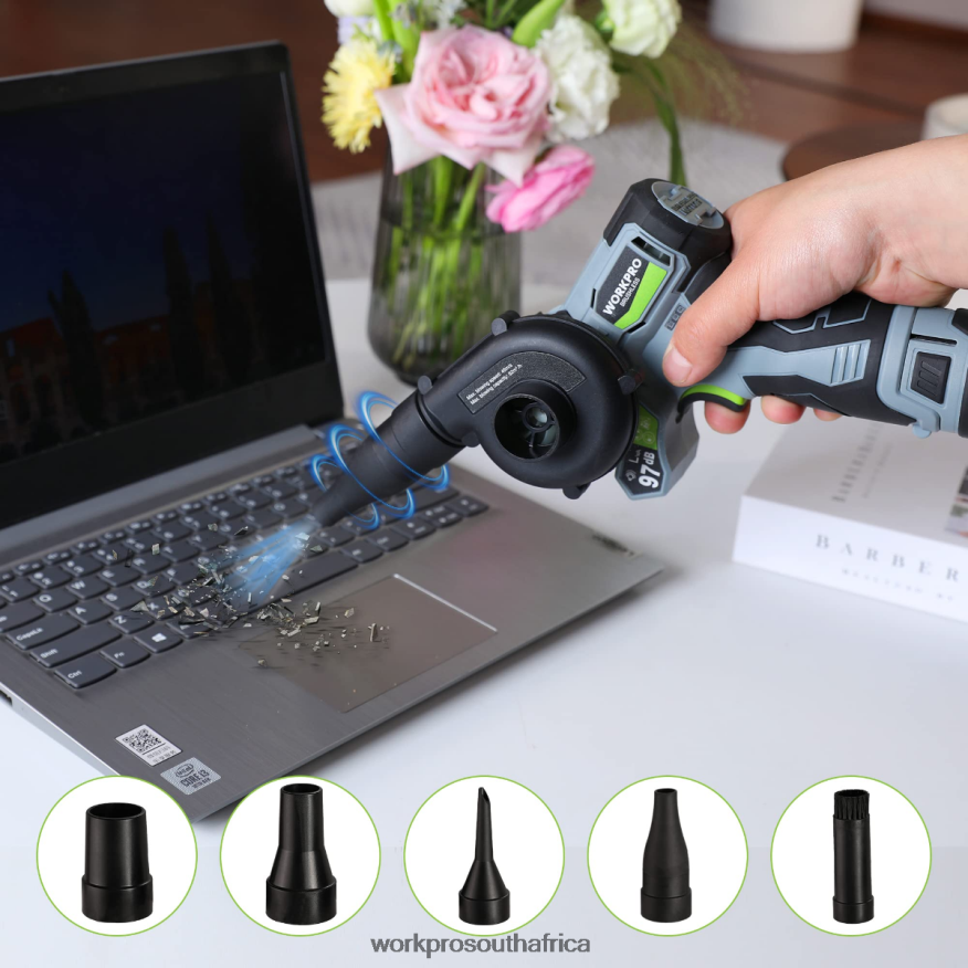 ZA WORKPRO Cordless Detail Belt Sander, Mini Chain Saw, Electric Blower, 3-in-1 Power Tool Combo Kit Morden 4B8V2T296 Tool