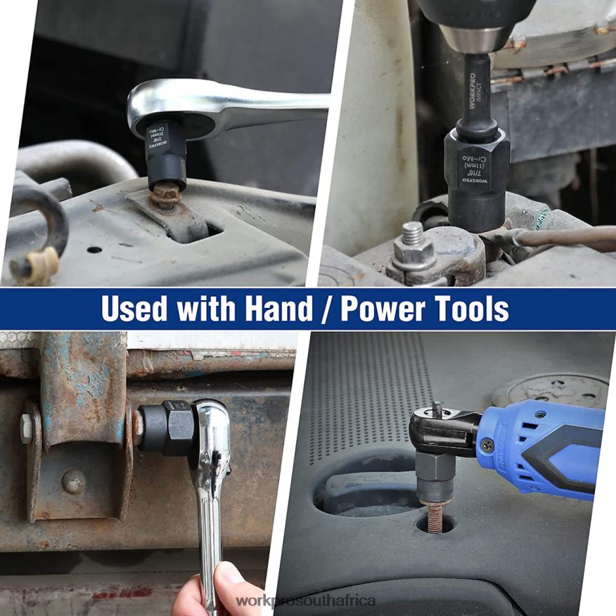 ZA WORKPRO 15 Pcs Impact Bolt & Nut Remover Set Useful 4B8V2T128 Tool