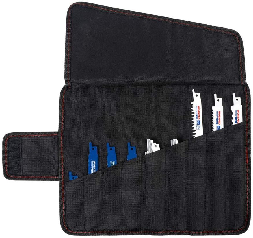 ZA WORKPRO 32 Pcs Reciprocating Saw Blade Set with Organizer Pouch Useful 4B8V2T138 Tool