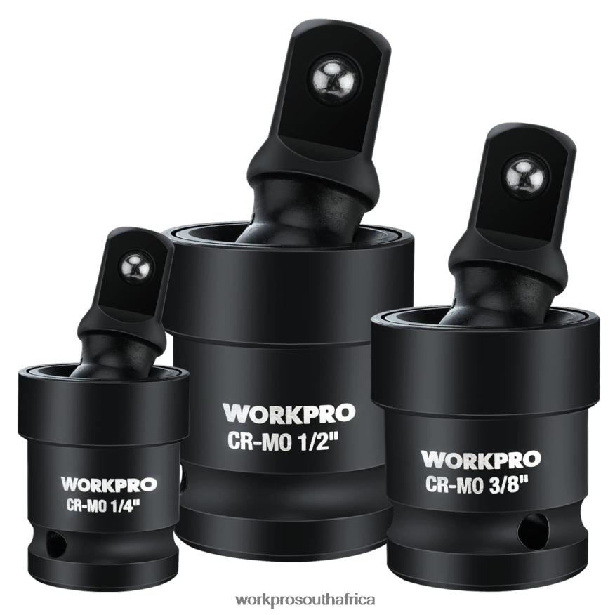 ZA WORKPRO 3 Piece-Impact Universal Joint Set Helpful 4B8V2T148 Tool