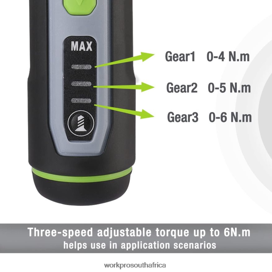 ZA WORKPRO 4V Electric Screwdriver, Rechargeable Cordless Screwdriver Set with LED Light Useful 4B8V2T232 Tool