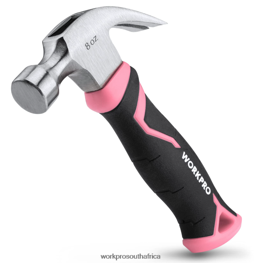 ZA WORKPRO 8 oz Claw Hammer with Fiberglass Handle Helpful 4B8V2T254 Tool