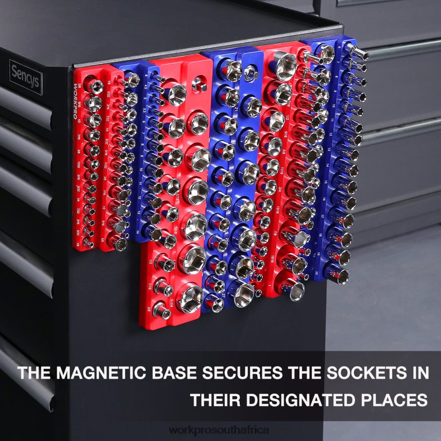 ZA WORKPRO Magnetic Receptacle Organizer Set of 6 Morden 4B8V2T126 Tool