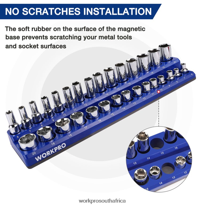 ZA WORKPRO Magnetic Receptacle Organizer Set of 6 Morden 4B8V2T126 Tool