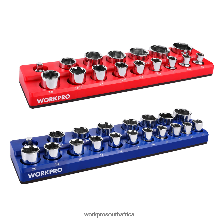 ZA WORKPRO Magnetic Socket Organizer Set New 4B8V2T131 Tool