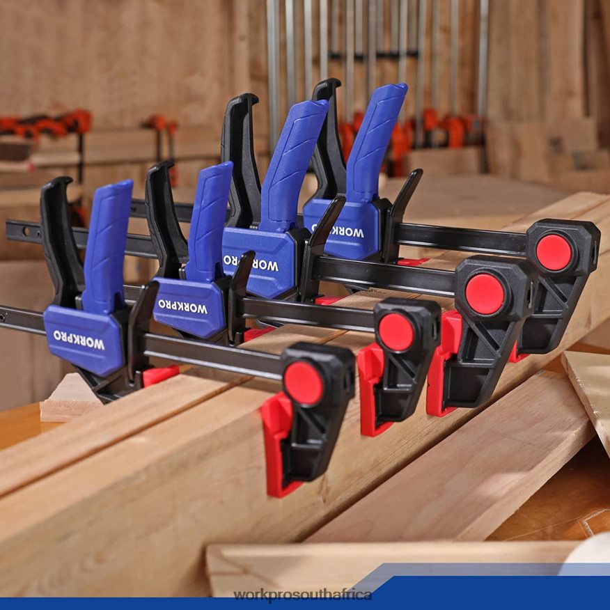 ZA WORKPRO Bar Clamps for Woodworking, 150/300lbs CAP New 4B8V2T121 Tool