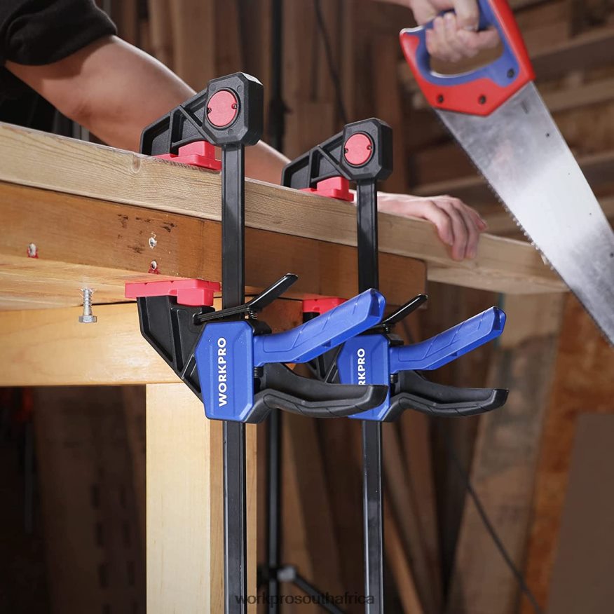 ZA WORKPRO Bar Clamps for Woodworking, 150/300lbs CAP New 4B8V2T121 Tool