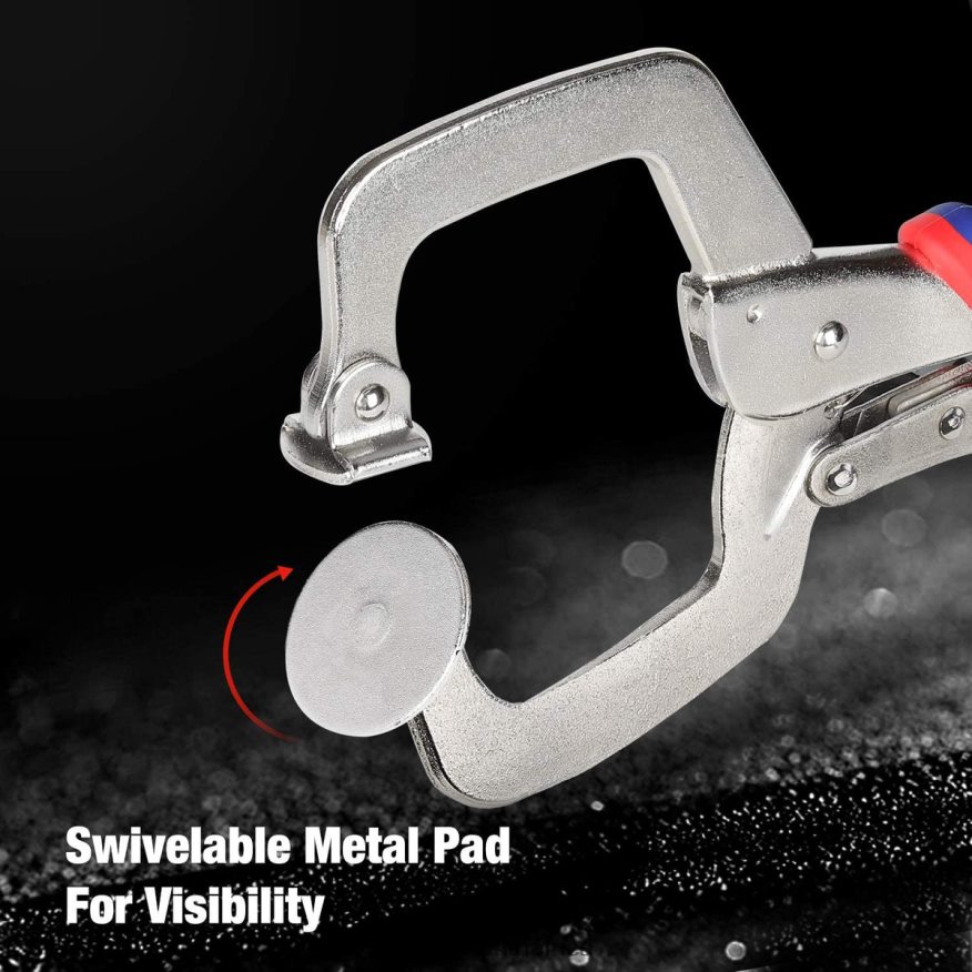 ZA WORKPRO Face Clamp Metal Pocket Hole Clamp for Woodworking and Jig Pocket Hole Morden 4B8V2T116 Tool