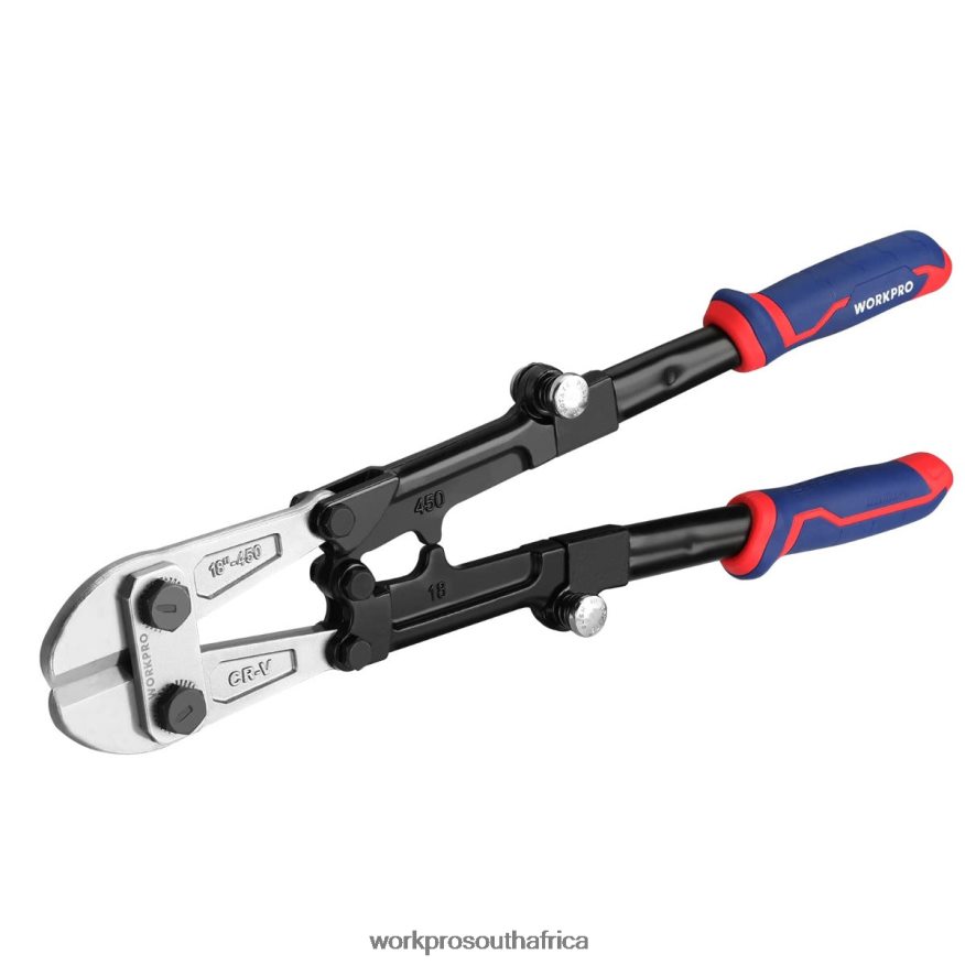 ZA WORKPRO 14/18 Inch Bolt Cutter, Tri-Material Handle with Comfort Grip New 4B8V2T156 Tool