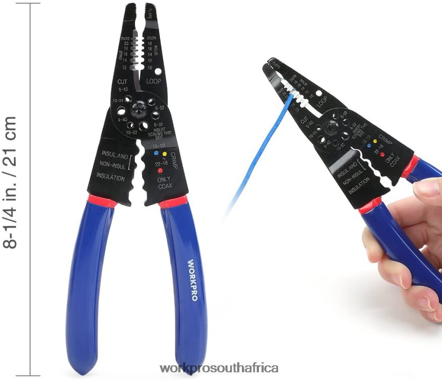 ZA WORKPRO 582 Pcs Crimp Terminals Wire Connectors Heat Shrink Tube Electrical Repair Kit with Wire Cutter Stripper Useful 4B8V2T152 Tool