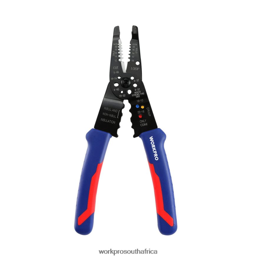 ZA WORKPRO 8-Inch Wire Stripper, Multi-Tool Wire Cutter for Stripping, Cutting and Crimping Useful 4B8V2T158 Tool
