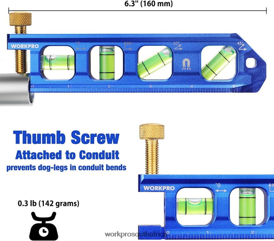 ZA WORKPRO 6.3 Inch Conduit Bending Leve Helpful 4B8V2T108 Tool