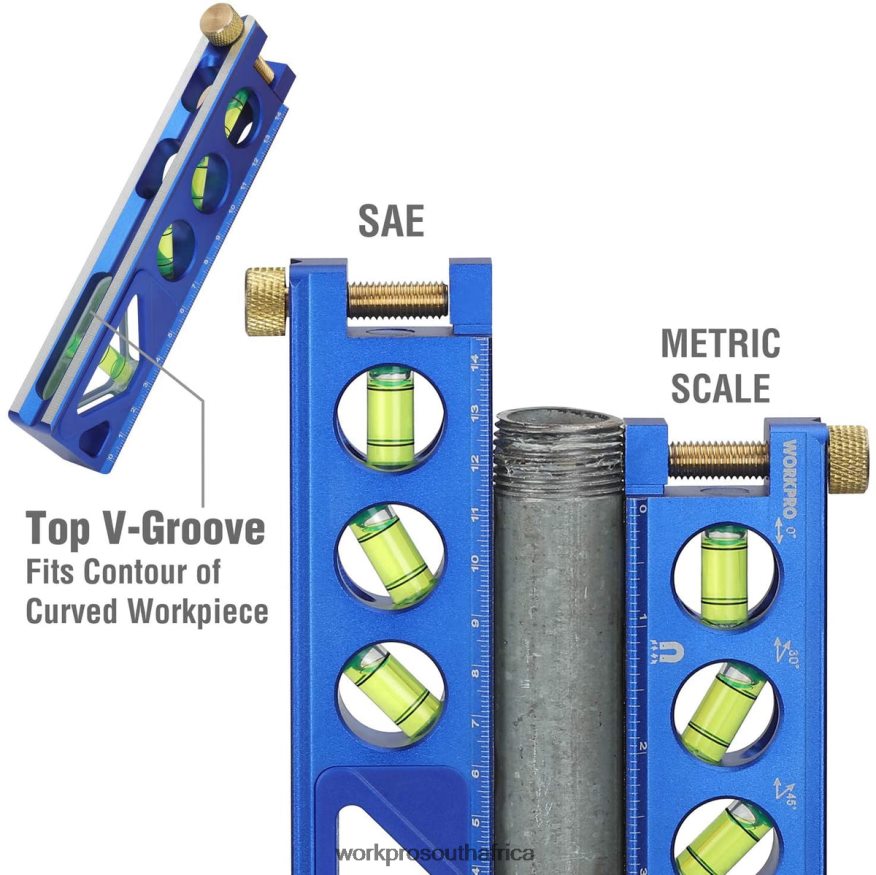 ZA WORKPRO Aluminum Alloy Construction Torpedo Level 6-1/2 inch Useful 4B8V2T110 Tool