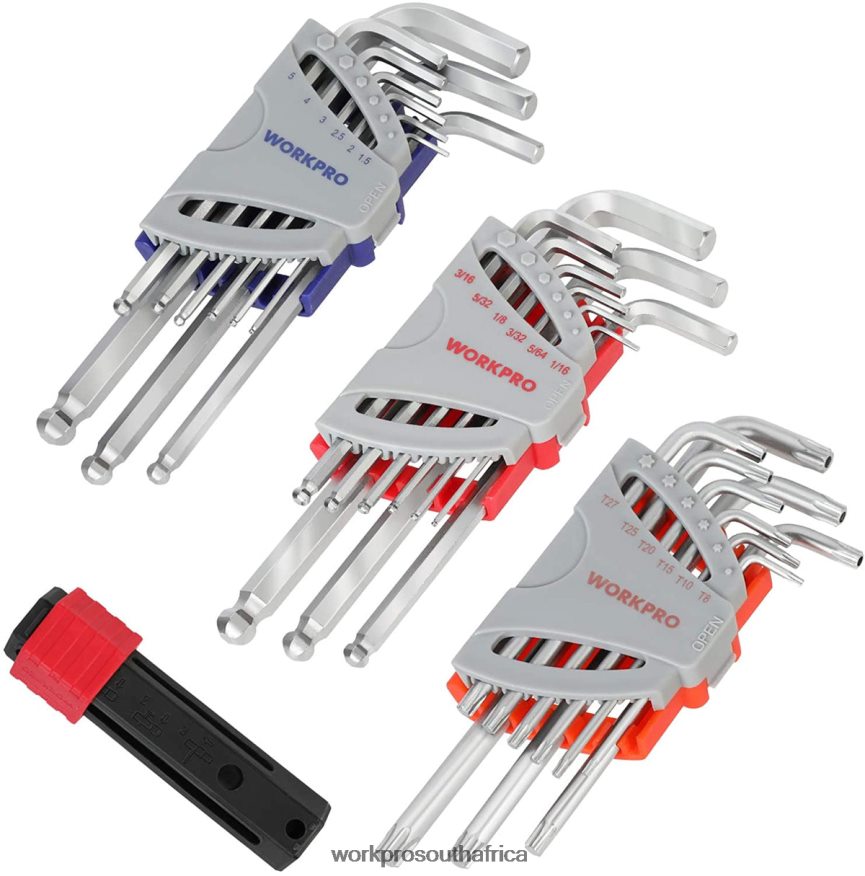 ZA WORKPRO 27 Pcs Long Arm Ball End Allen Wrench Set for Excellent Grip and Torque Transfer Useful 4B8V2T62 Tool