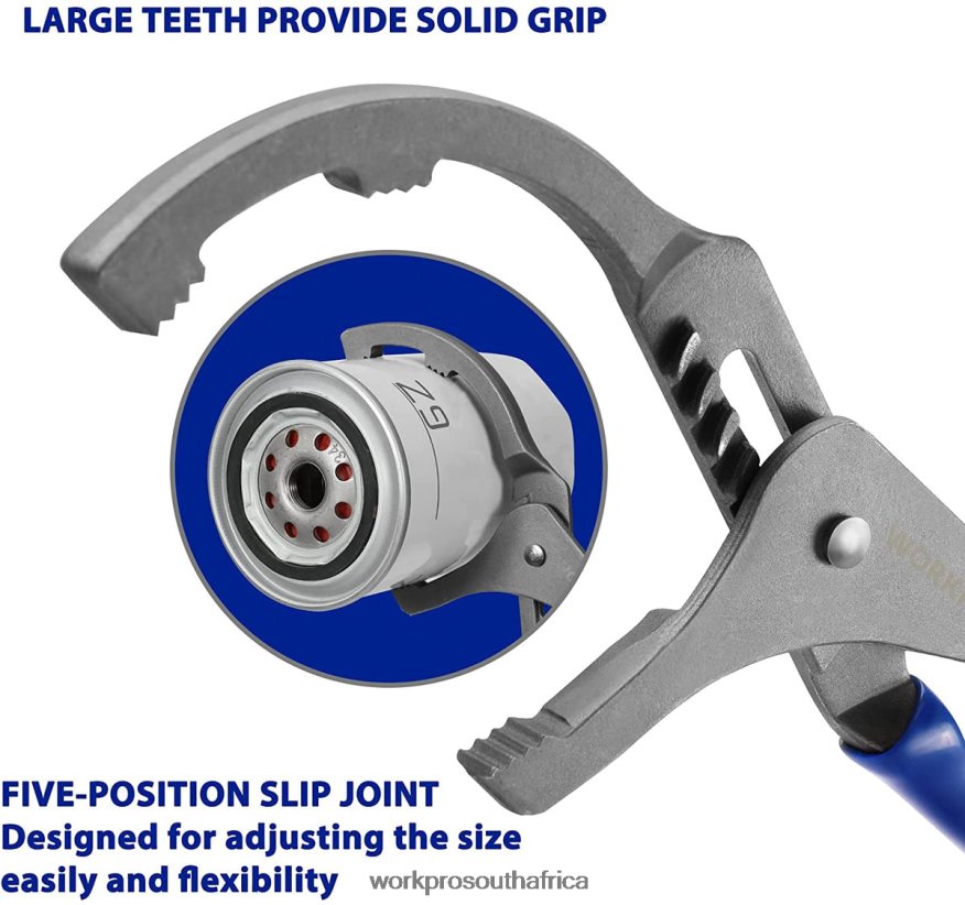 ZA WORKPRO 2 Pcs Oil Filter Wrench/Pliers Set Useful 4B8V2T76 Tool