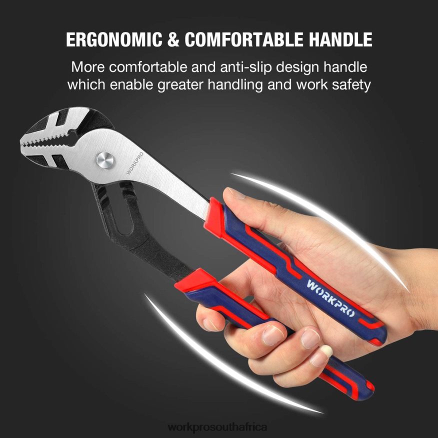 ZA WORKPRO 3 Pcs Adjustable Multipurpose Groove Joint Pliers Set New 4B8V2T68 Tool