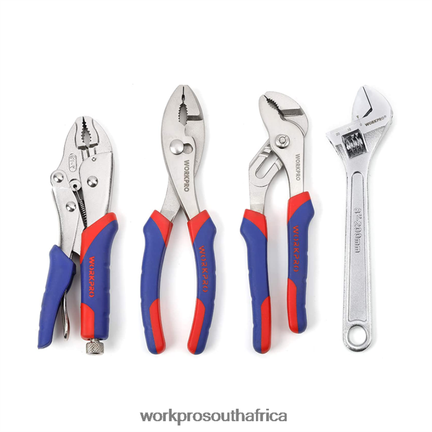 ZA WORKPRO 4 Pcs Pliers Set Home Maintenance Tool Kit Useful 4B8V2T79 Tool
