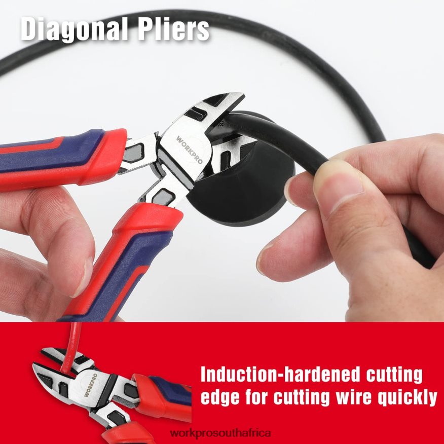 ZA WORKPRO 4 Pcs Premium CR-V Construction Pliers Tool Sets Morden 4B8V2T72 Tool