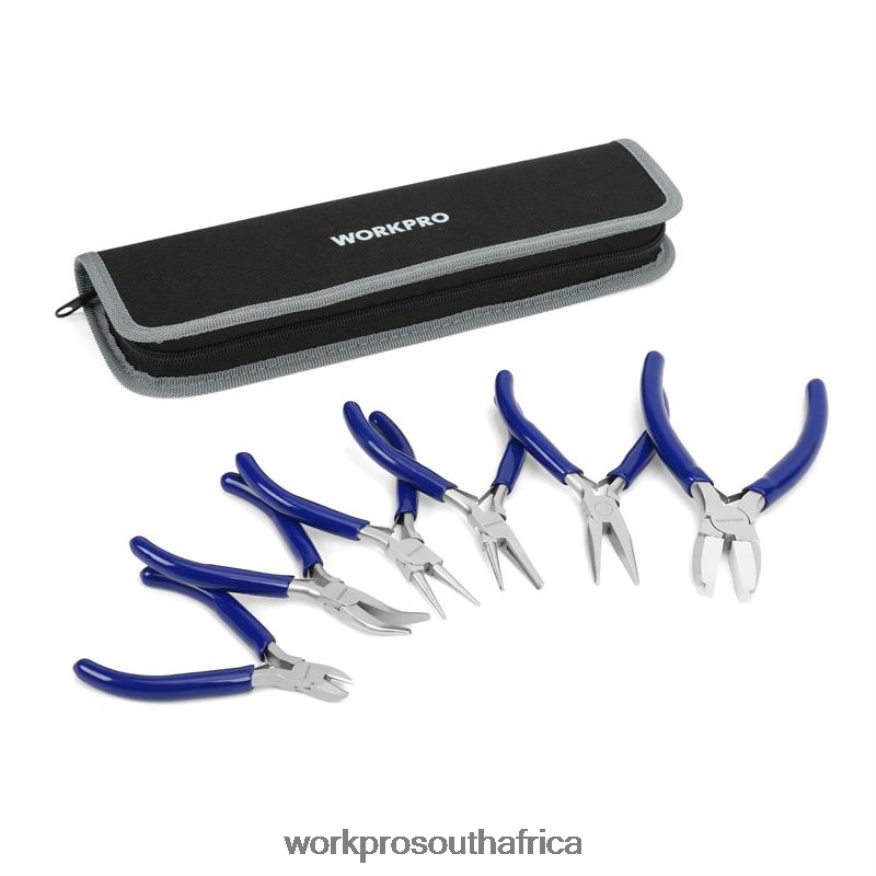 ZA WORKPRO 7 Pcs Jewelers Pliers Set with Easy Carrying Pouch Useful 4B8V2T78 Tool