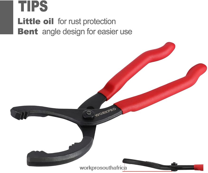 ZA WORKPRO Adjustable Oil Filter Pliers Ideal For Engine Filters Conduit Fittings Useful 4B8V2T69 Tool
