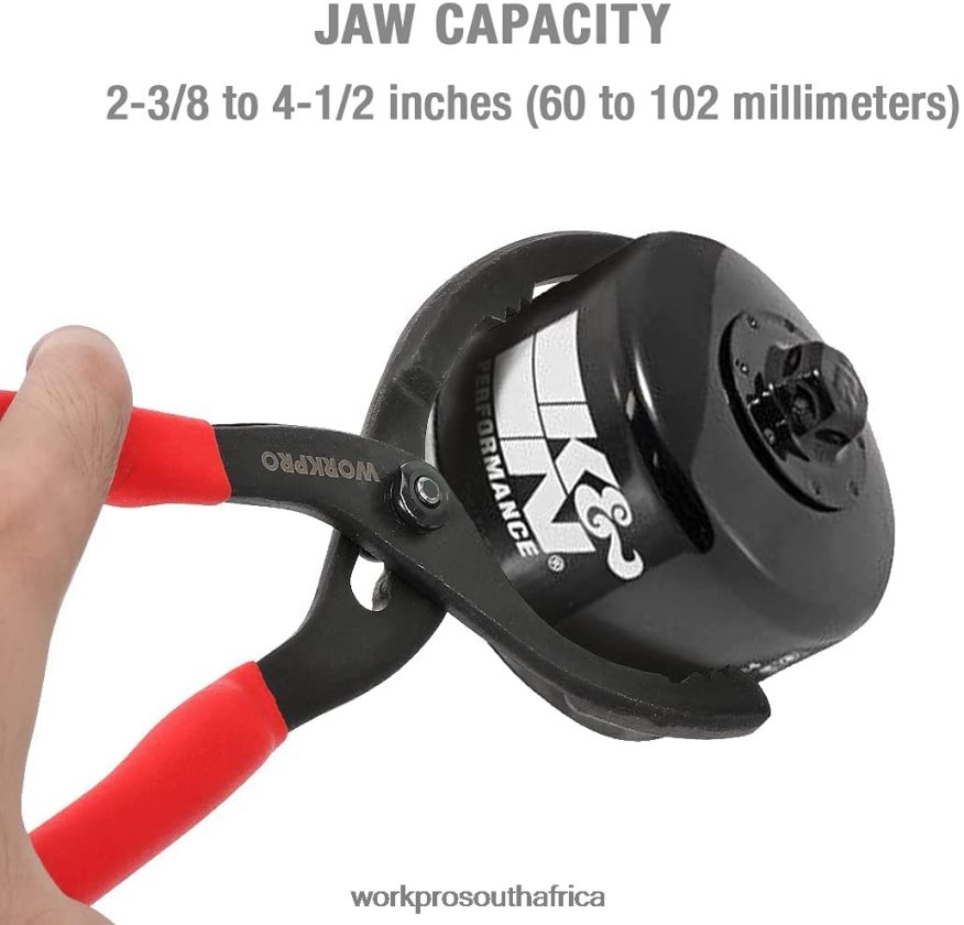 ZA WORKPRO Adjustable Oil Filter Pliers Ideal For Engine Filters Conduit Fittings Useful 4B8V2T69 Tool
