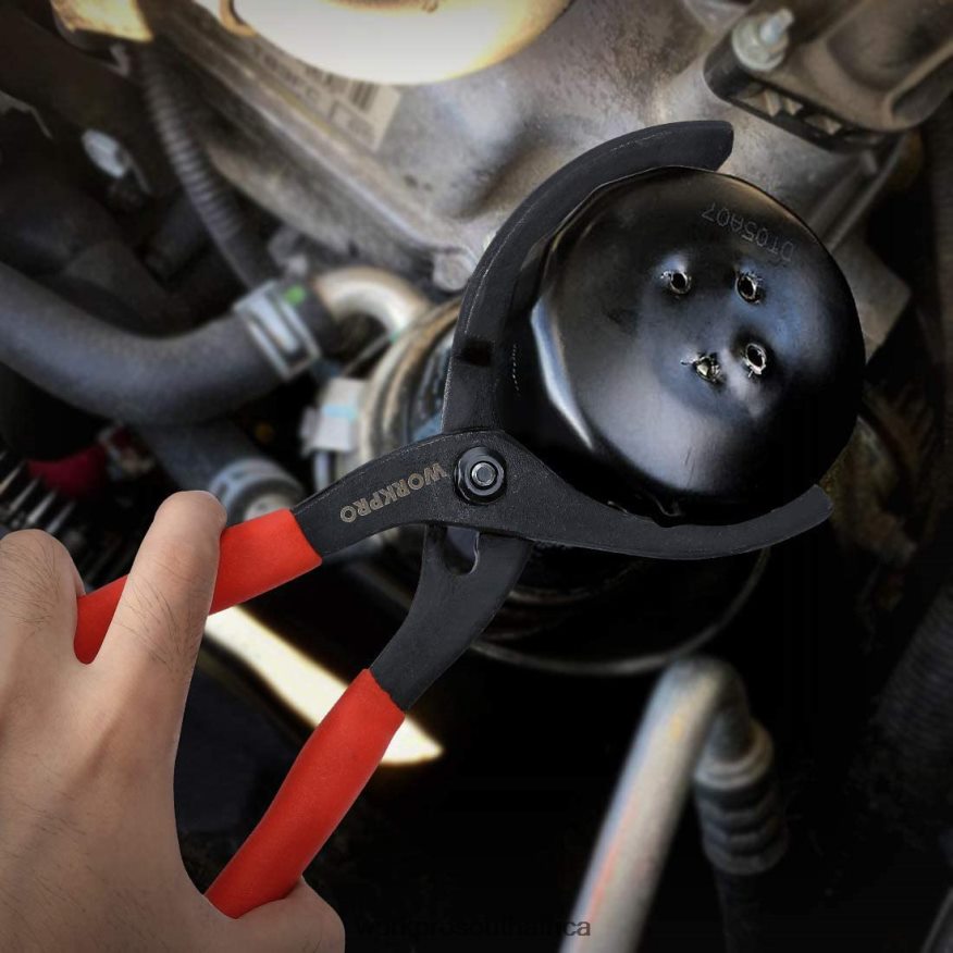 ZA WORKPRO Adjustable Oil Filter Pliers Ideal For Engine Filters Conduit Fittings Useful 4B8V2T69 Tool