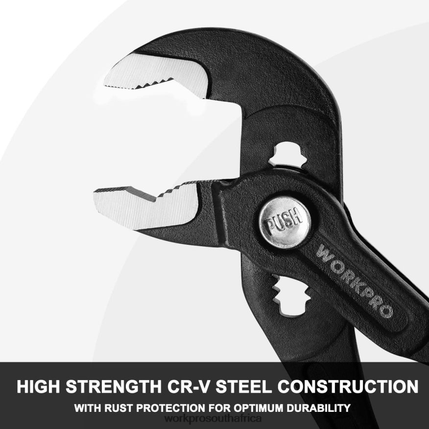ZA WORKPRO Groove Joint Pliers with Comfort Grip Helpful 4B8V2T71 Tool