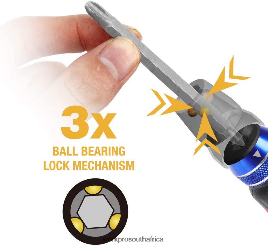 ZA WORKPRO 12-in-1 Ratcheting Multi-Bit Quick-load Mechanism Screwdriver Morden 4B8V2T101 Tool