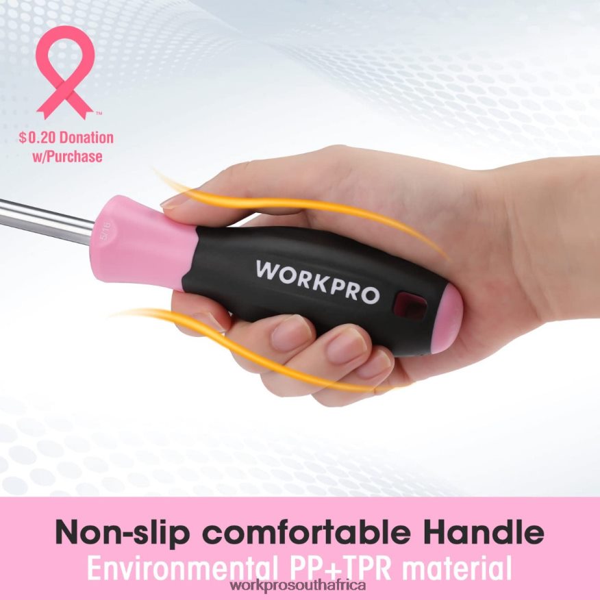 ZA WORKPRO 8 Pcs Magnetic Screwdrivers Set with Organizer Rack Useful 4B8V2T247 Tool