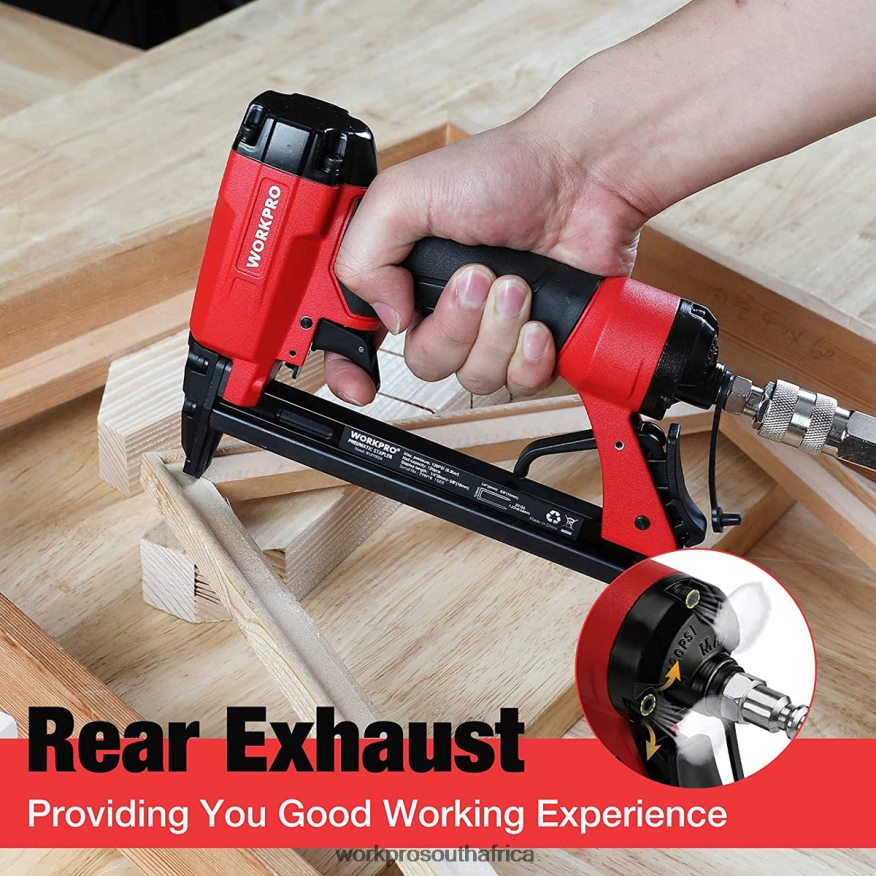 ZA WORKPRO Pneumatic 20 Gauge Staple Gun for Carpentry Woodworking and DIY Projects Useful 4B8V2T61 Tool