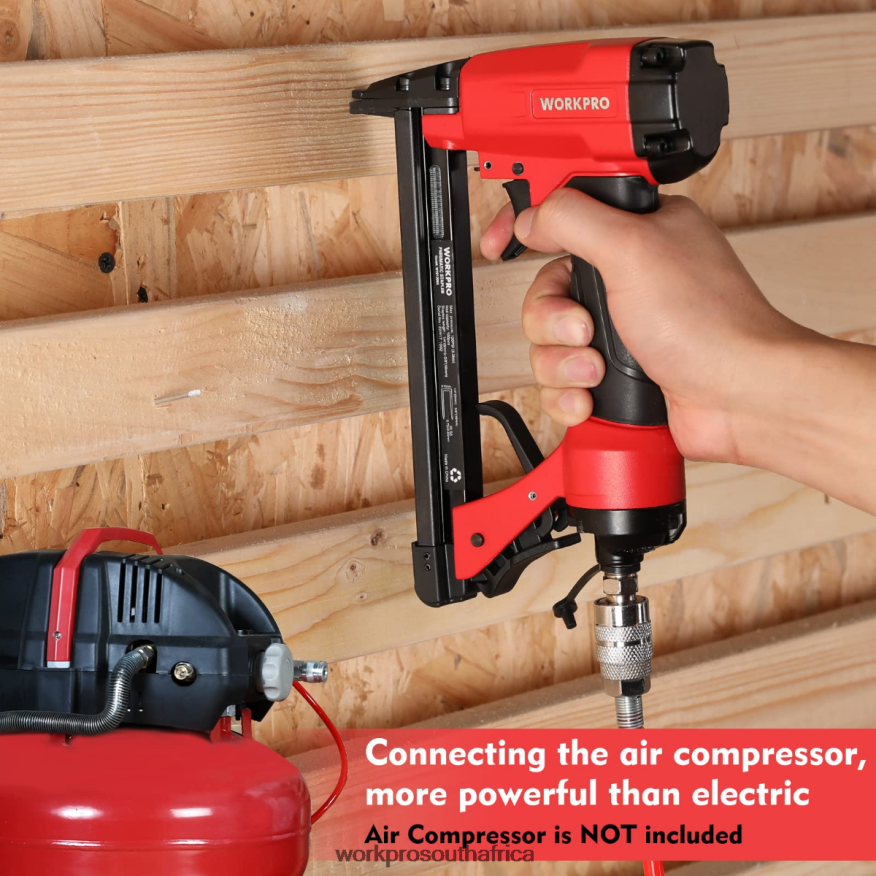 ZA WORKPRO Pneumatic Staple Gun, 8016/7116 Upholstery Stapler Morden 4B8V2T182 Tool