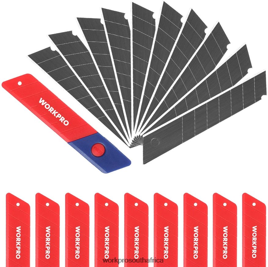 ZA WORKPRO 18mm Snap-off Blades SK5 Steel Replacement Blade Fits Pack of 100 Useful 4B8V2T53 Tool