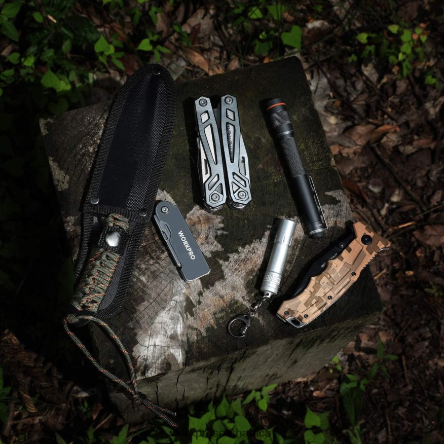 ZA WORKPRO 3 Pcs Quick Change Folding Pocket Utility Knife Set with Belt Clip Morden 4B8V2T45 Tool