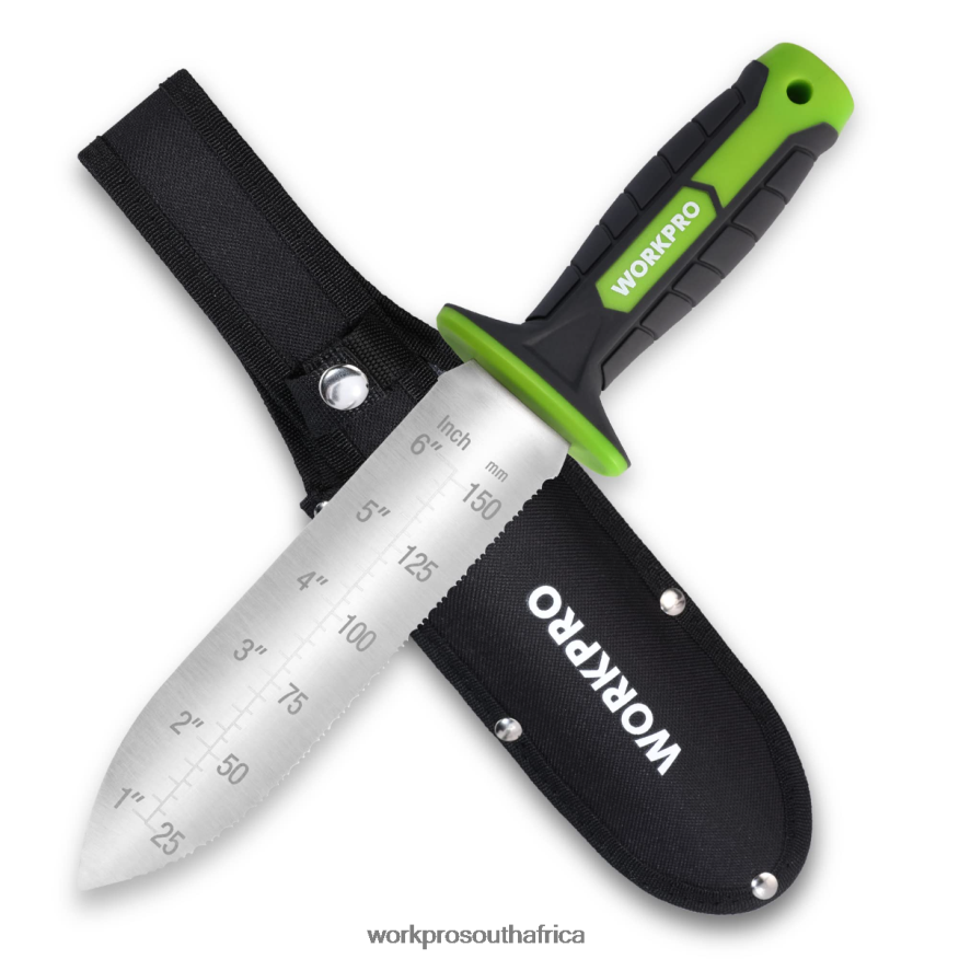 ZA WORKPRO Garden Knife with Oxford Sheath, Stainless Steel Blade with Cutting Edge Green/Pink 4B8V2T283 Tool