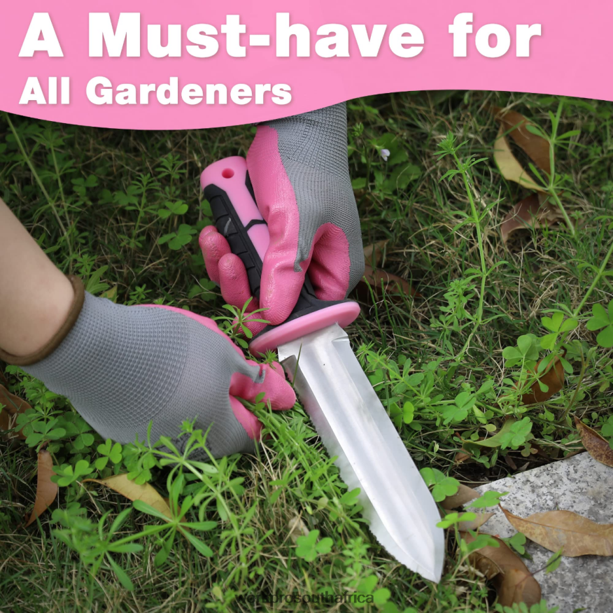 ZA WORKPRO Garden Knife with Oxford Sheath, Stainless Steel Blade with Cutting Edge Green/Pink 4B8V2T283 Tool
