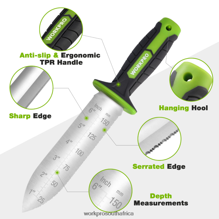 ZA WORKPRO Garden Knife with Oxford Sheath, Stainless Steel Blade with Cutting Edge Green/Pink 4B8V2T283 Tool