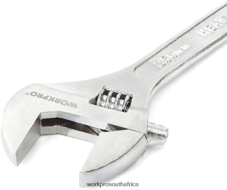 ZA WORKPRO 4 Pcs Adjustable Wrench Forged Heat Treated Chrome-plated Set Useful 4B8V2T84 Tool