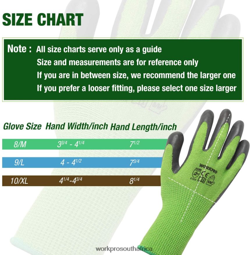 ZA WORKPRO 2 Pairs Garden Working Gloves with Eco Latex Palm Coated and Touchscreen for Weeding, Digging, Raking and Pruning New 4B8V2T273 Tool