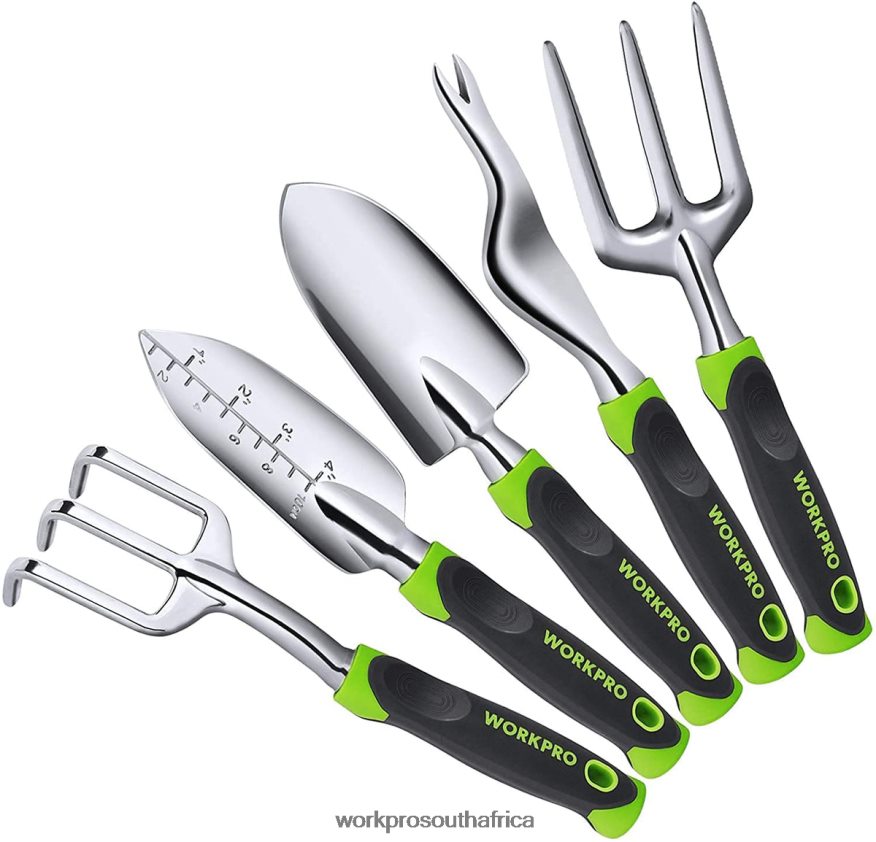 ZA WORKPRO 5 Pcs Outdoor Garden Tool Set Gardening Work Gifts Morden 4B8V2T276 Tool