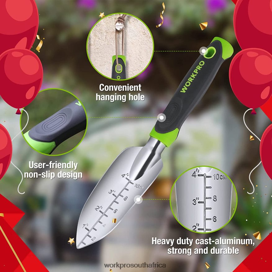 ZA WORKPRO 5 Pcs Outdoor Garden Tool Set Gardening Work Gifts Morden 4B8V2T276 Tool