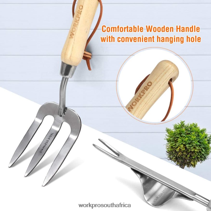 ZA WORKPRO 7 Pcs Stainless Steel Heavy Duty Garden Tools Set Morden 4B8V2T274 Tool
