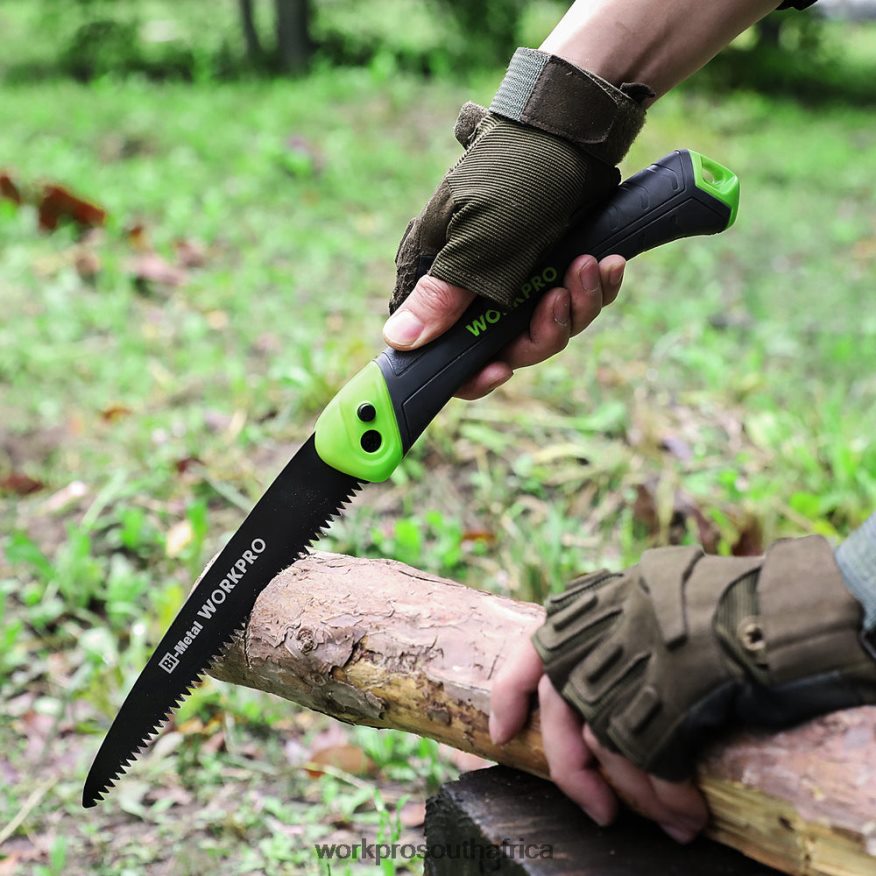 ZA WORKPRO Folding Saw Compact Hand Pruning Saw with 7 Inch Blade Push Button Lock Helpful 4B8V2T270 Tool