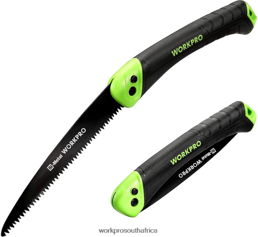 ZA WORKPRO Folding Saw Compact Hand Pruning Saw with 7 Inch Blade Push Button Lock Helpful 4B8V2T270 Tool