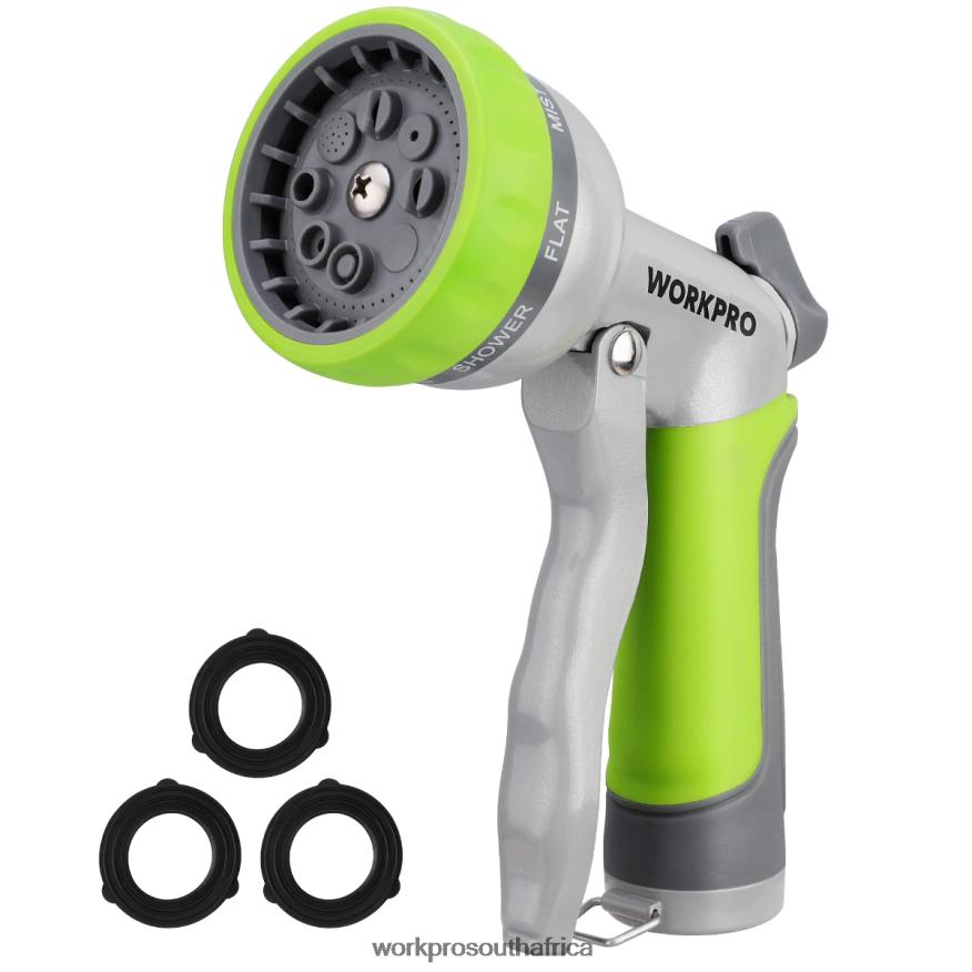 ZA WORKPRO Garden High Pressure Water Hose Nozzle Sprayer with 8 Adjustable Watering Patterns & Thumb Control Design Useful 4B8V2T288 Tool