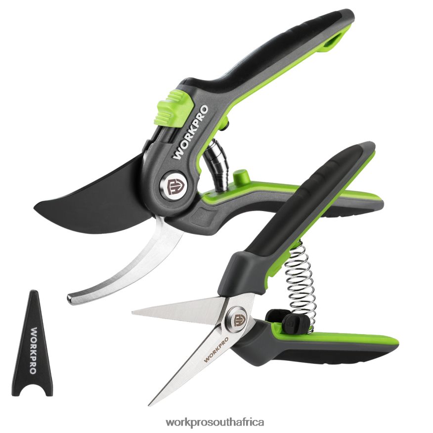 ZA WORKPRO Garden Pruning Shears 2 Pack, Bypass Pruning Shears and Straight Garden Scissors Morden 4B8V2T280 Tool