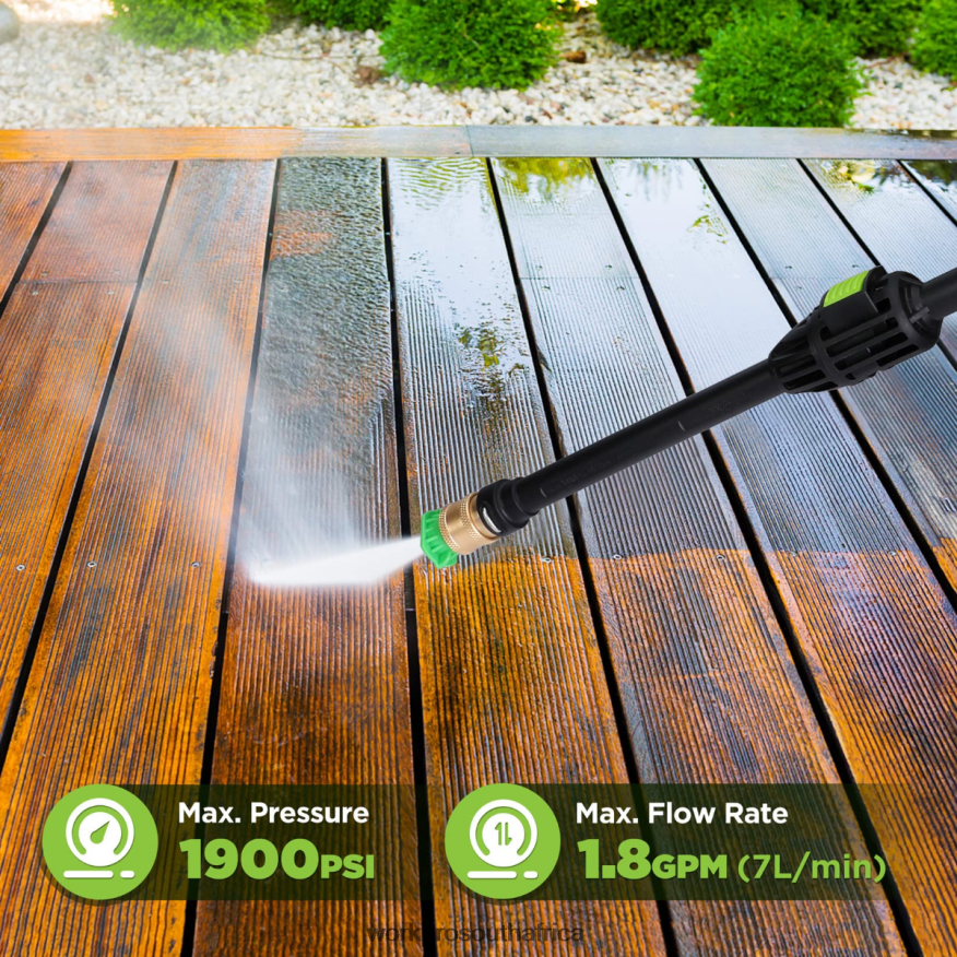 ZA WORKPRO 1900 Max PSI 1.8 GPM 12-Amp Compact Electric High Pressure Washer Helpful 4B8V2T299 Tool