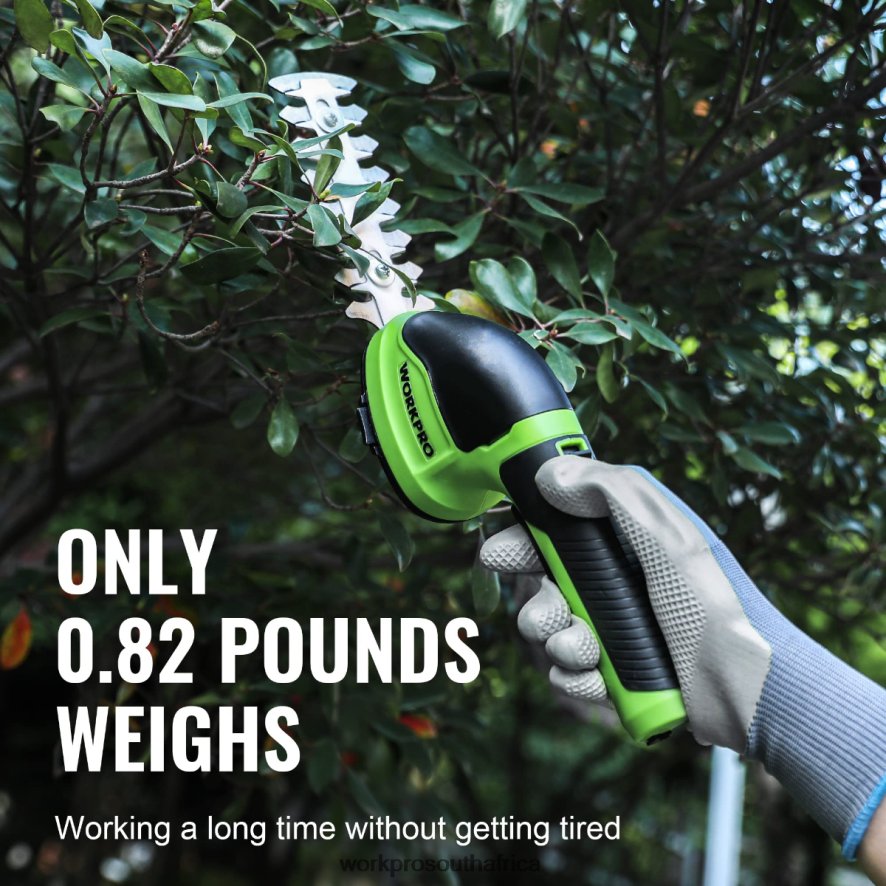 ZA WORKPRO 2 in 1 Handheld 3.6V Electric Cordless Shrubbery Trimmer Hedge Shears/Grass Cutter Pink/Green/White 4B8V2T268 Tool