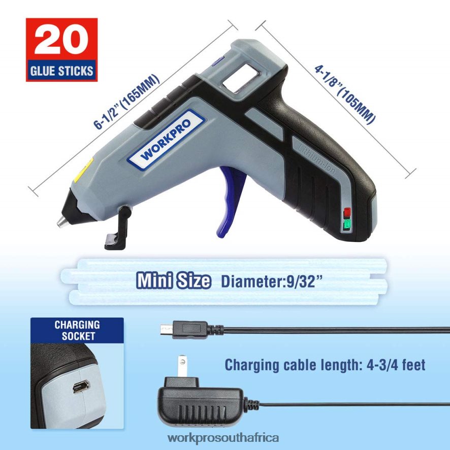 ZA WORKPRO 12V Cordless Reciprocating Saw & 12V Cordless Drill Driver Kit & 12 Pcs Magnetic Screwdrivers Set & Cordless Hot Glue Gun Useful 4B8V2T321 Tool